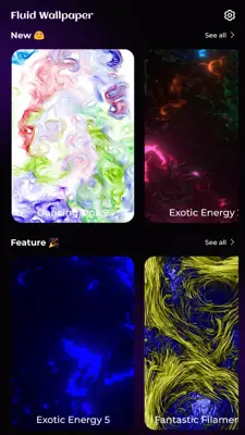 Magic Fluids Fluid Wallpaper android App screenshot 1